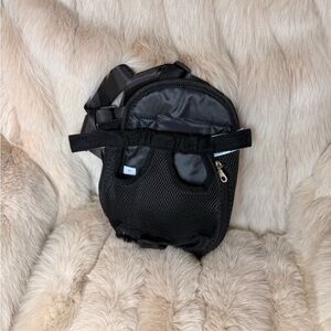 Stylish Black Dog Carrier Bag